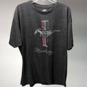 Ford Mustang T-Shirt Size XL Grey